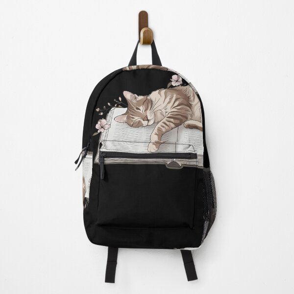 Item preview, cat and book designed and sold by Catophile.
