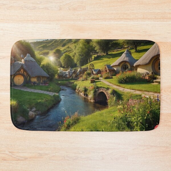 Item preview, Whimsical Homes of the River's Edge designed and sold by BlareBlare.