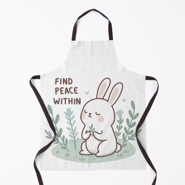 Item preview, Encuentra la paz interior - Serene Bunny designed and sold by TheJoyfulNest.