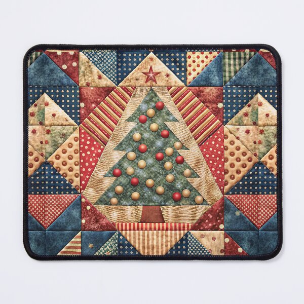 Item preview, Patchwork Christmas Tree 8 designed and sold by UniqVibe.