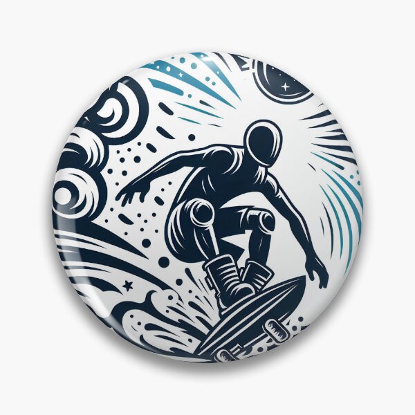 Item preview, surfing wave in ocean enjoying holidays designed and sold by vectorillus.