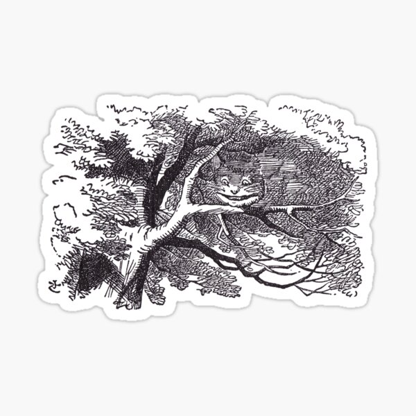 Cheshire Cat Sticker