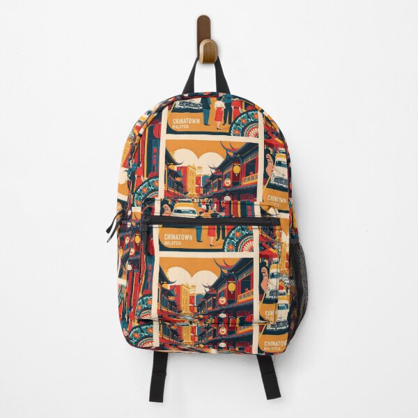 Item preview, Kuala Lumpur Chinatown Malaysia Vintage Travel Tourism designed and sold by TravelersGems.