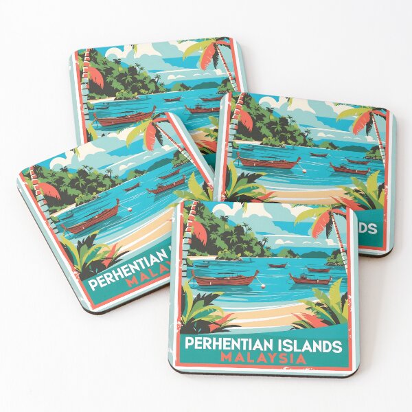 Item preview, Perhentian Islands Malaysia Vintage Travel Tourism designed and sold by TravelersGems.