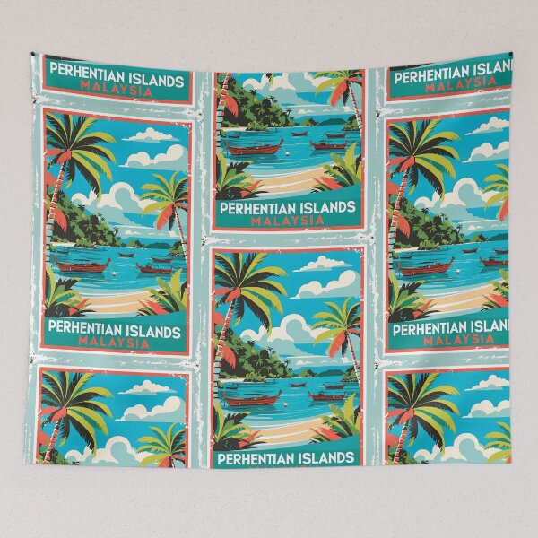 Item preview, Perhentian Islands Malaysia Vintage Travel Tourism designed and sold by TravelersGems.