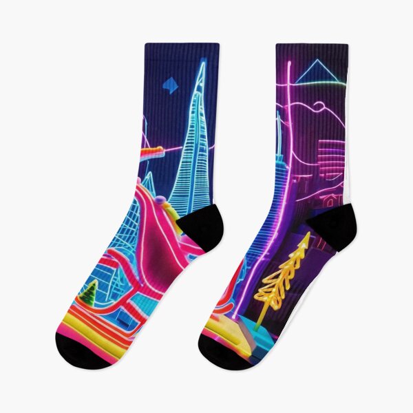 Item preview, Neon Christmass Slegde!  designed and sold by Cookbeat.