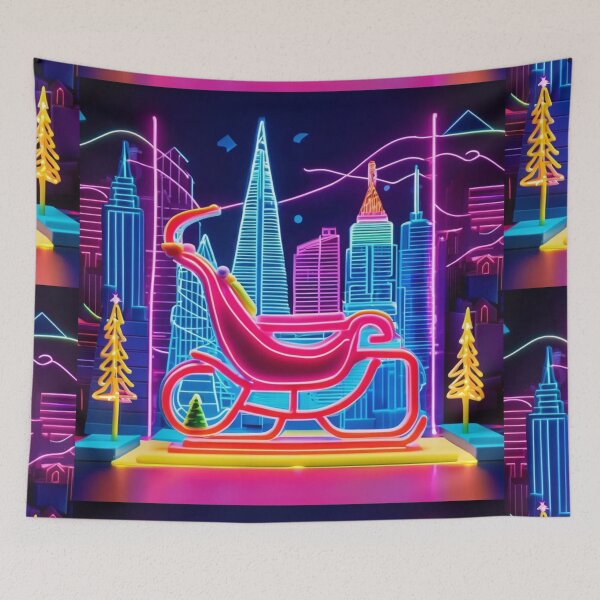Item preview, Neon Christmass Slegde!  designed and sold by Cookbeat.