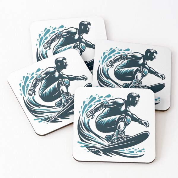 Item preview, surfing wave in ocean enjoying holidays designed and sold by vectorillus.