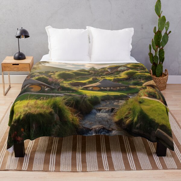 Item preview, Sunlit Enchantment in the River Village designed and sold by BlareBlare.