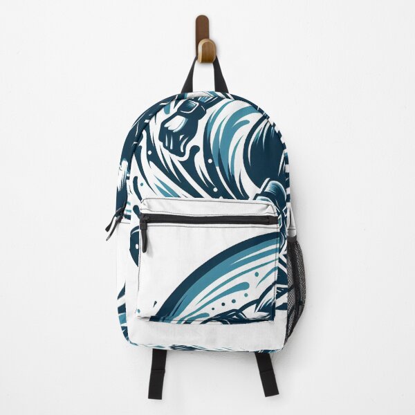 Item preview, surfing wave in ocean enjoying holidays designed and sold by vectorillus.