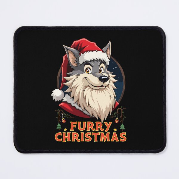 Item preview, Furry Christmas. Furry Wolf Santa Claus.  designed and sold by twisted-dot.