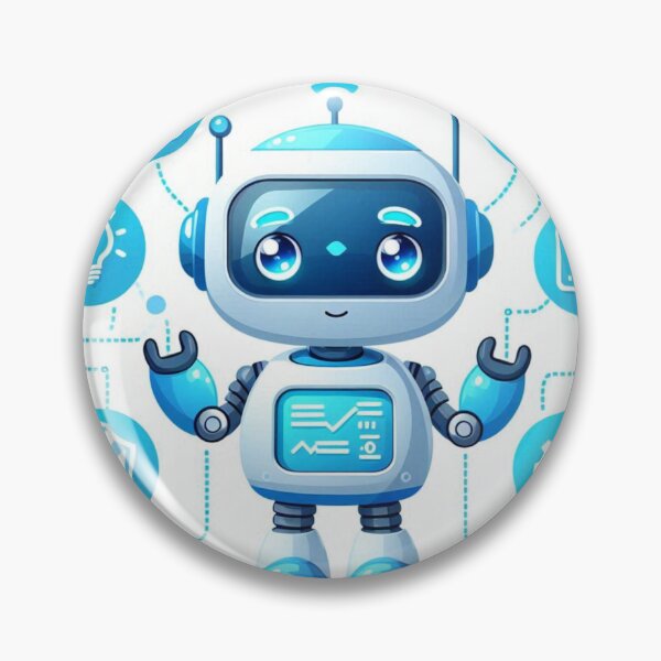 Item preview, The Future of Automation cute ai robot designed and sold by nicnacc.
