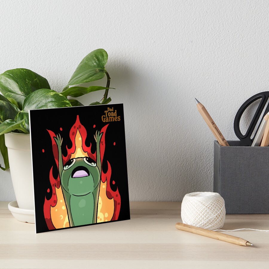 Item preview, Art Board Print designed and sold by Bad-Toad-Games.
