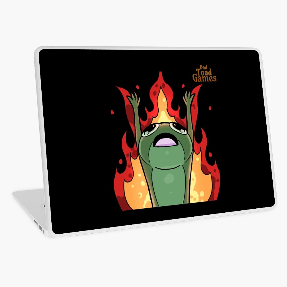 Item preview, Laptop Skin designed and sold by Bad-Toad-Games.