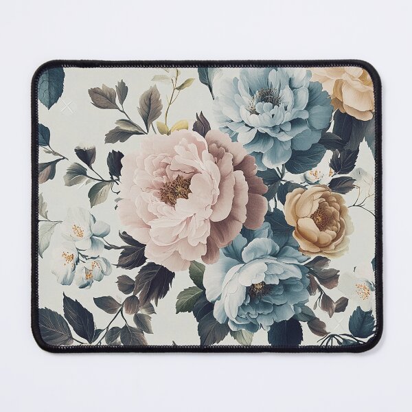 Item preview, Soft Pink & Blue Vintage Floral-Delicate Botanical Charm designed and sold by kyungmie87.