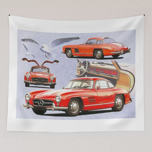 Item preview, Mercedes Gullwing designed and sold by EdwinSixtytwo.