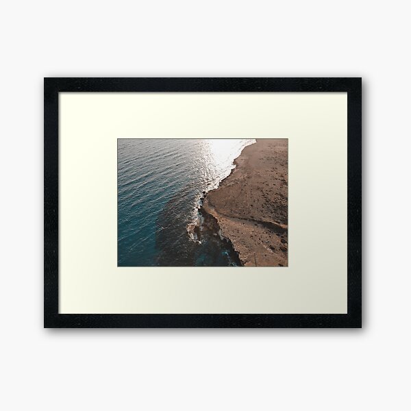 The island’s edge - Cape Greco Framed Art Print