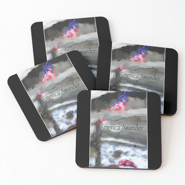 Item preview, America Asunder Bordered - A Self-Portrait designed and sold by Wayne King.