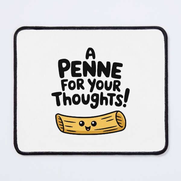 Item preview, A Penne For Your Thoughts! Cute Penne Pun designed and sold by PMCreative.