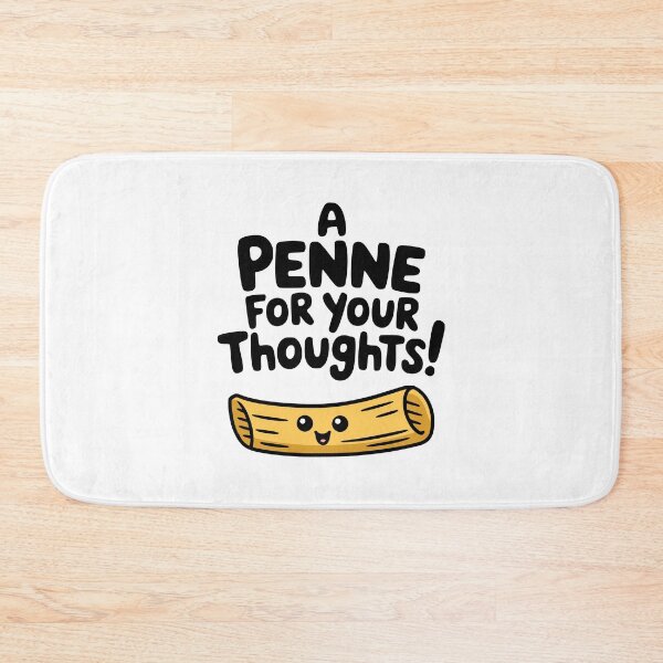 Item preview, A Penne For Your Thoughts! Cute Penne Pun designed and sold by PMCreative.