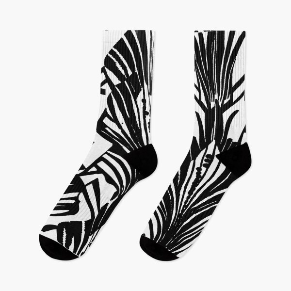 Item preview, Art deco, abstract plant artwork, palm leaves designed and sold by badlydrawnbabe.