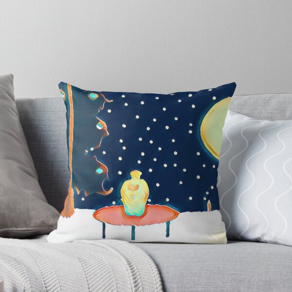 Item preview, new unordinary snowing night scene with tree and moon in japanese ukiyo-e style painting art designed and sold by MerryCrown.