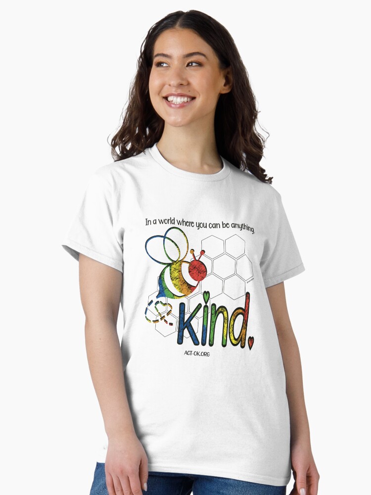 Thumbnail 2 of 7, Classic T-Shirt, Bee Kind designed and sold by ACTBOD.