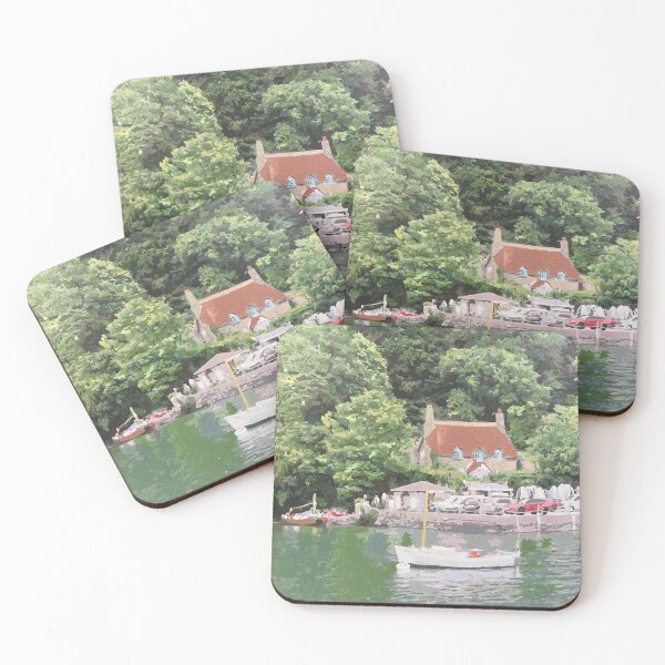 Item preview, Agatha Christie Greenway Ferry Cottage River Dart designed and sold by Merrydaypaints.