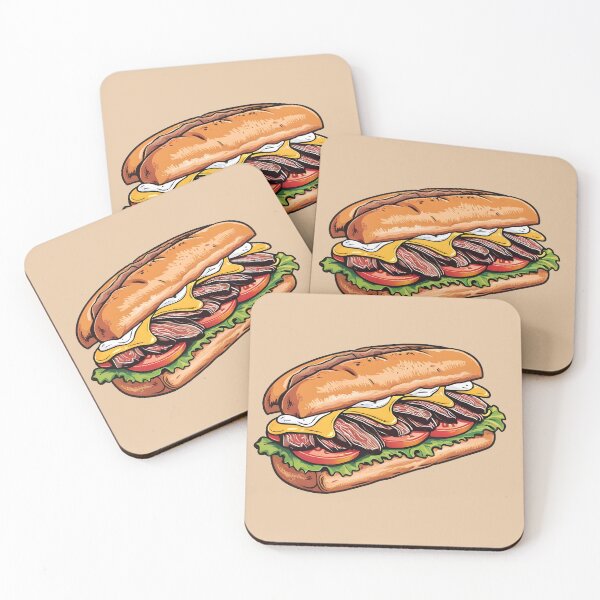 Item preview, cheesesteak designed and sold by zeeminimal.