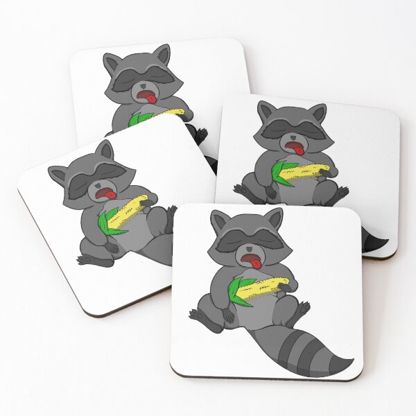 Item preview, Sleeping Raccoon Holding Corn designed and sold by Batmantis275.