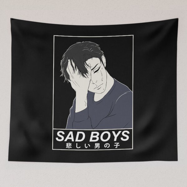 Item preview, Sad Anime Boys designed and sold by PNGShop.