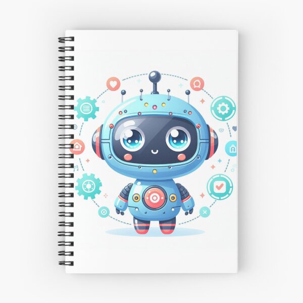 Item preview, Futuristic Vision cute ai robot designed and sold by nicnacc.