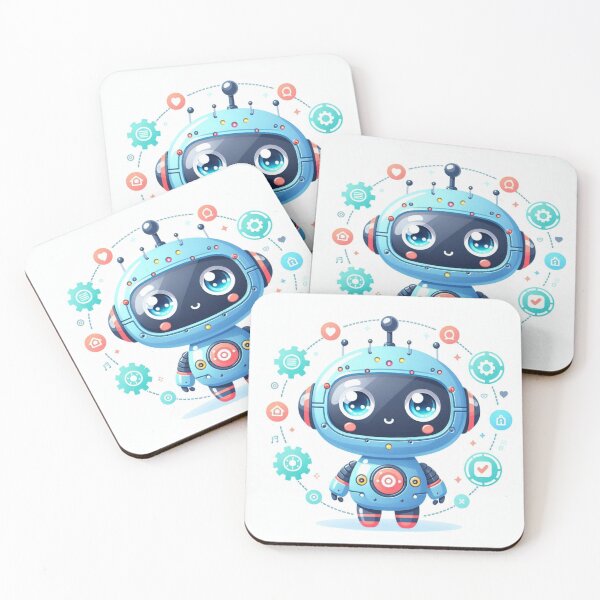 Item preview, Futuristic Vision cute ai robot designed and sold by nicnacc.