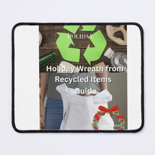 Item preview, Holiday Wreath from Recycled Items designed and sold by CUTESTUFFnow.
