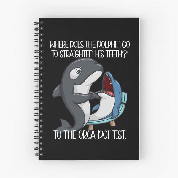 Item preview, Where Does Dolphin Go To Straighten His Teeth To The Orca-donist designed and sold by PNGShop.