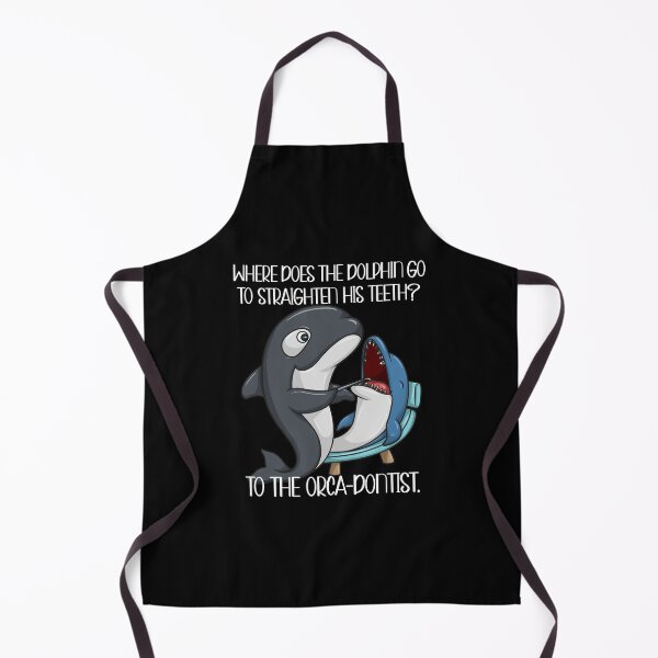 Item preview, Where Does Dolphin Go To Straighten His Teeth To The Orca-donist designed and sold by PNGShop.