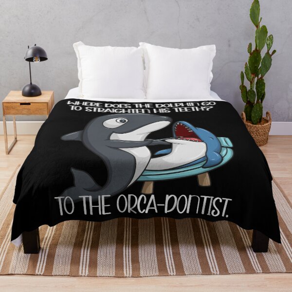 Item preview, Where Does Dolphin Go To Straighten His Teeth To The Orca-donist designed and sold by PNGShop.