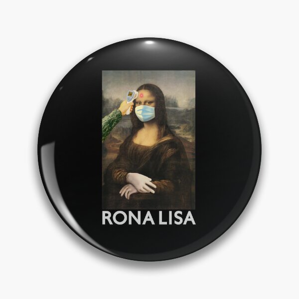 Item preview, Rona Lisa With A Medical Mask designed and sold by PNGShop.