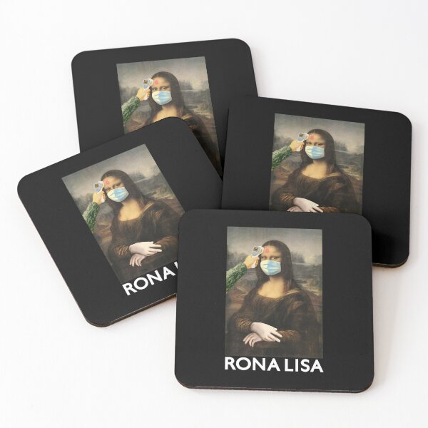 Item preview, Rona Lisa With A Medical Mask designed and sold by PNGShop.
