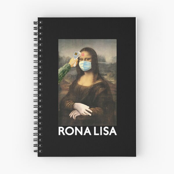 Item preview, Rona Lisa With A Medical Mask designed and sold by PNGShop.