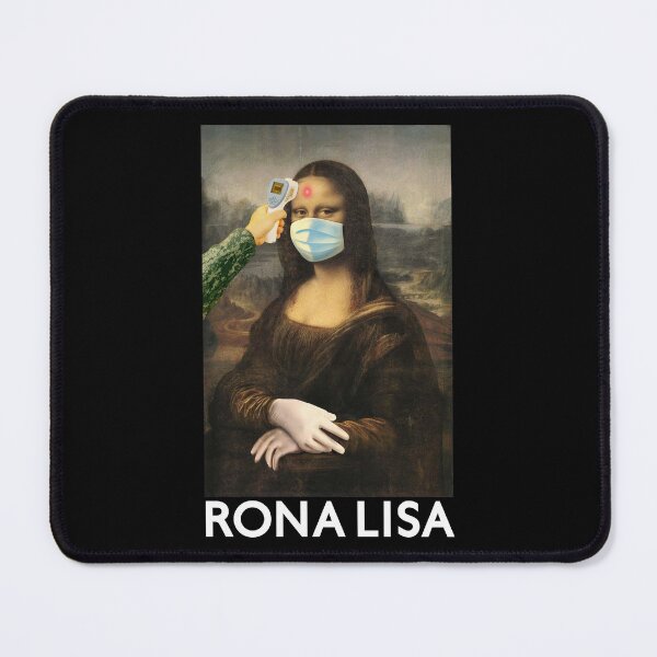 Item preview, Rona Lisa With A Medical Mask designed and sold by PNGShop.