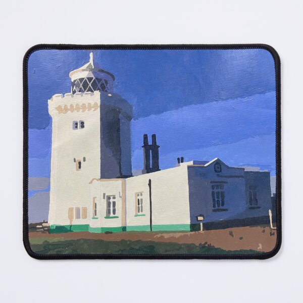 Item preview, South Foreland Lighthouse on the White Cliffs of Dover, England designed and sold by Merrydaypaints.