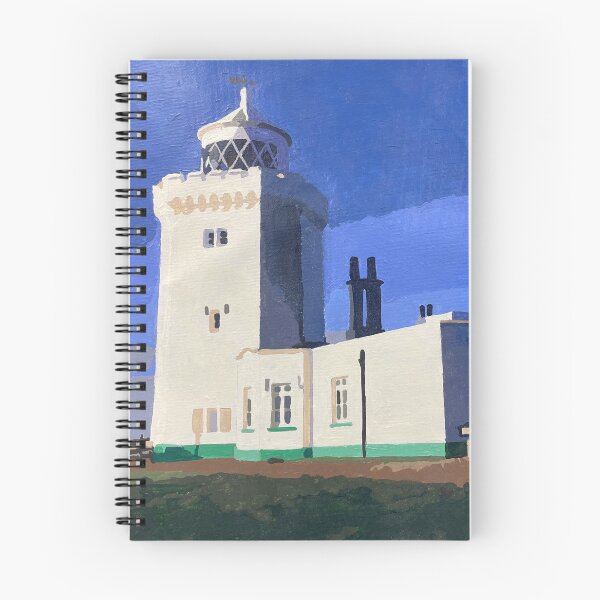 Item preview, South Foreland Lighthouse on the White Cliffs of Dover, England designed and sold by Merrydaypaints.