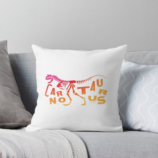 Item preview, Carnotaurus (pink and yellow gradient) designed and sold by David Orr.