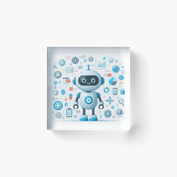 Item preview, Innovation in Robotics cute ai robot designed and sold by nicnacc.