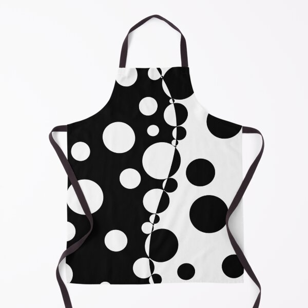 Item preview, Retro 60's Black and White Dot Pattern designed and sold by MellowCat.