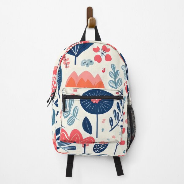 Item preview, Pattern No 1 Pink and Navy blue floral designed and sold by Shoot-The-Moon.