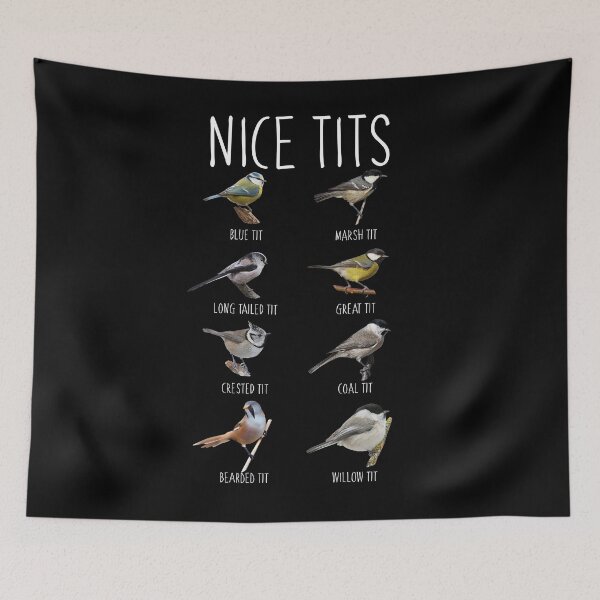 Item preview, Nice Tits Funny Bird Pun Design designed and sold by PNGShop.