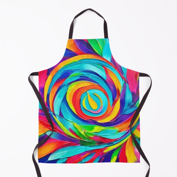 Item preview, Vibrant Psychedelic Floral Spiral Painting designed and sold by Health And Fitness Posts e-Store.