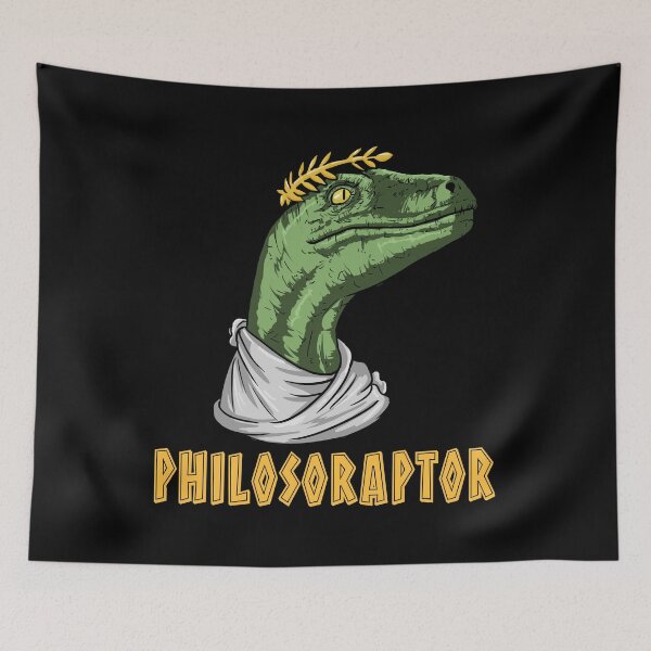 Item preview, Philosoraptor Funny Dinosaur Design designed and sold by PNGShop.